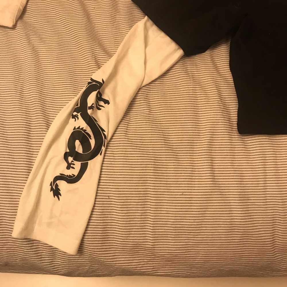 Romwe cropped shirt.